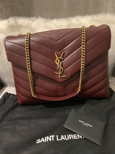 ysl maroon bag|ysl saint laurent bag.